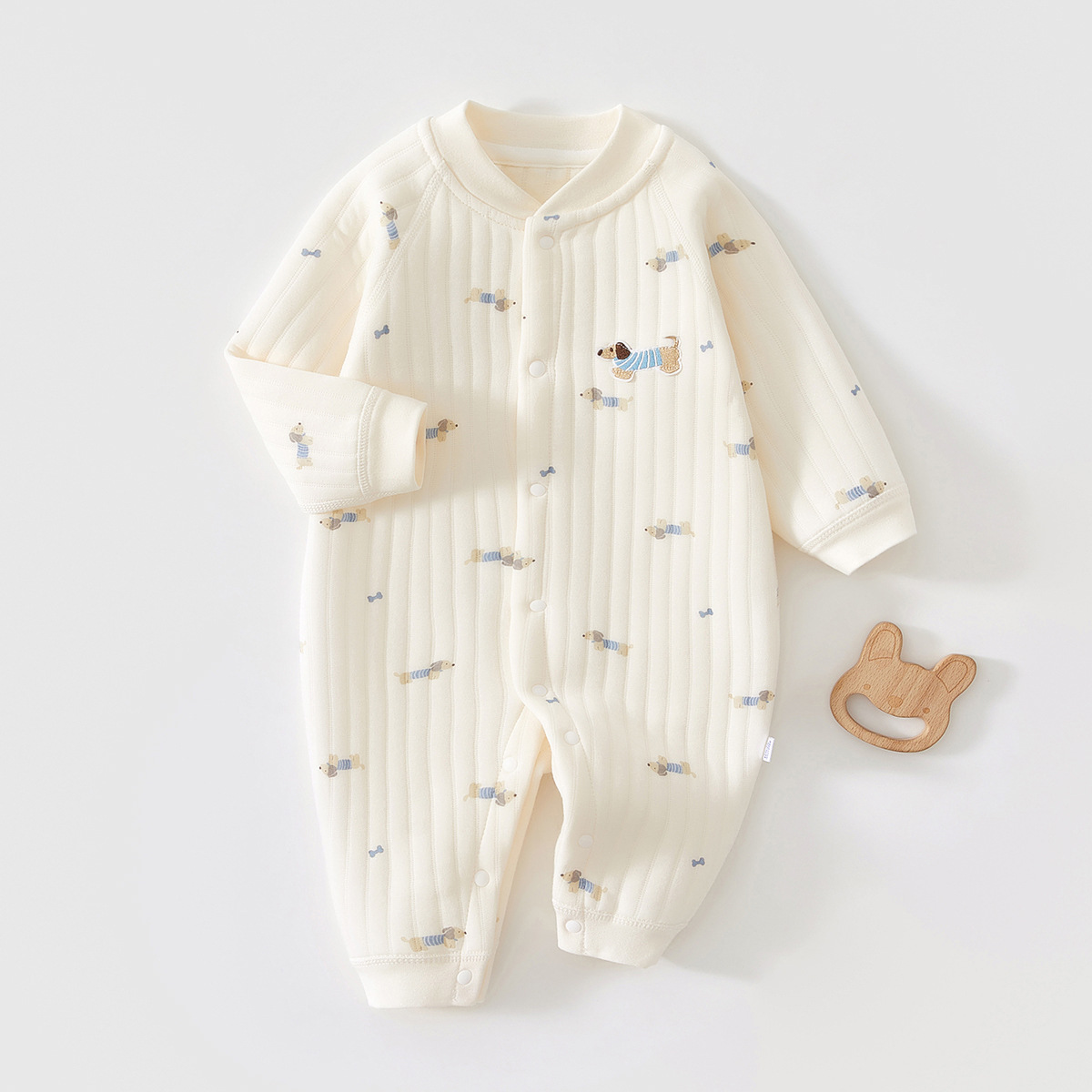 Baby Clothing Quality - AYNIGIELL herfst- en winterpasgeboren jumpsuit, hoogwaardige