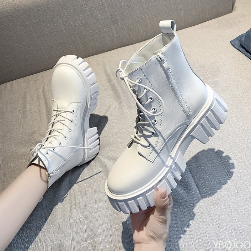 Soft Sole Booties - Veterlaarzen met dikke zolen voor dames