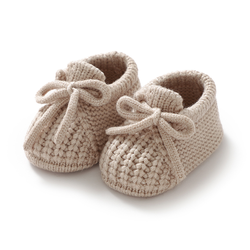 Baby Clothing For Bed - Babyschoenen Gebreid pasgeboren bedschoeisel 0-18M Warme