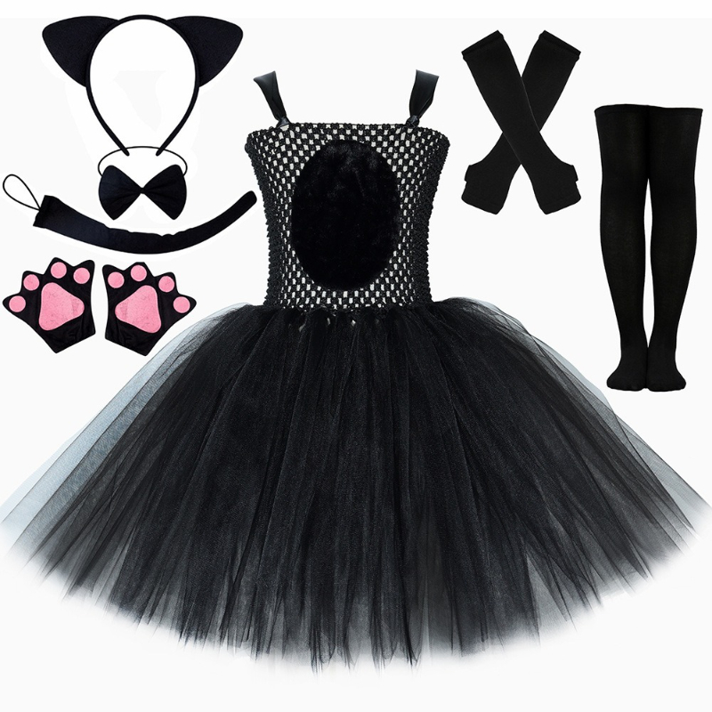 Baby Tutu Skirt - Meisjes voor Black Panther Cat Tutu