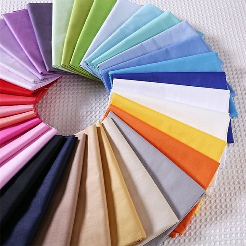 Baby Clothing For Bed - Twill katoen stof effen kleur doek