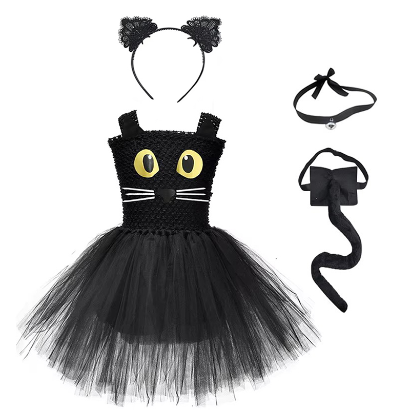 Meisjes Zwarte Kat Tutu Jurk K - Baby Tutu Skirt recensie en prijs