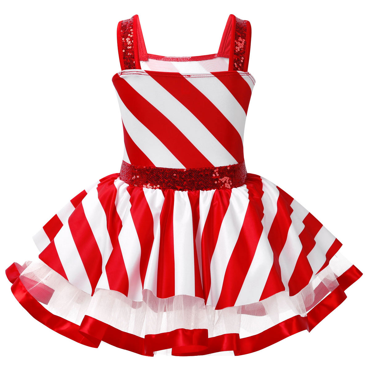 Meisjes Kerst Candy Cane Kostu - Baby Tutu Skirt recensie en prijs