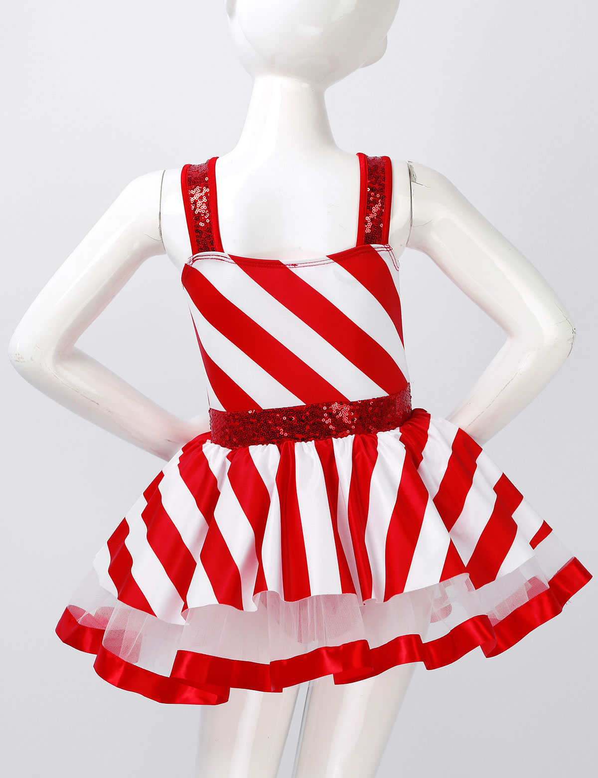 Meisjes Kerst Candy Cane Kostu - Baby Tutu Skirt recensie en prijs