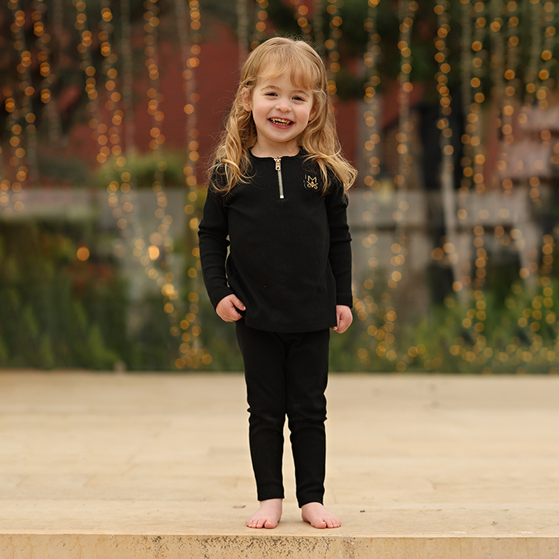 Zomer Zwarte Geribbelde Famili - Baby Clothing In Summer recensie en prijs