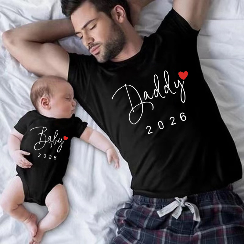 Grappige Baby Daddy Mama 2026  - Baby Clothing In Summer recensie en prijs